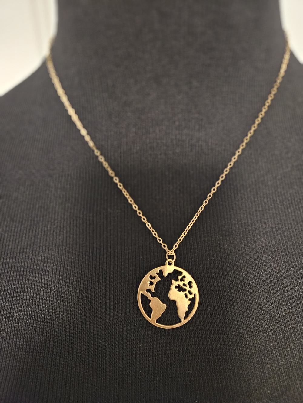 Gold Globe Pendant Necklace - Women Jewelry